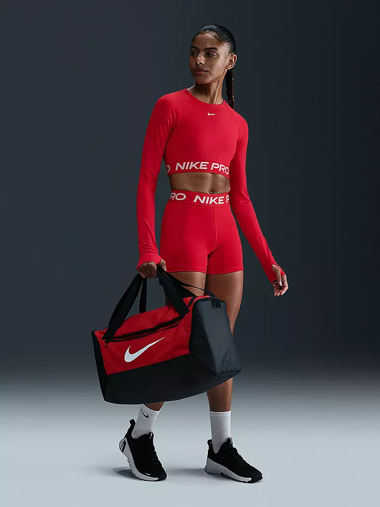 NIKE | Top corto da allenamento da donna Nike Pro 365 | Rosso