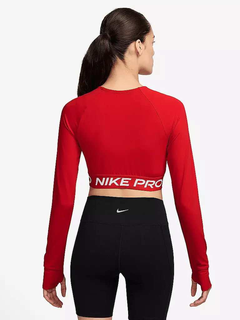 NIKE | Top corto da allenamento da donna Nike Pro 365 | Rosso