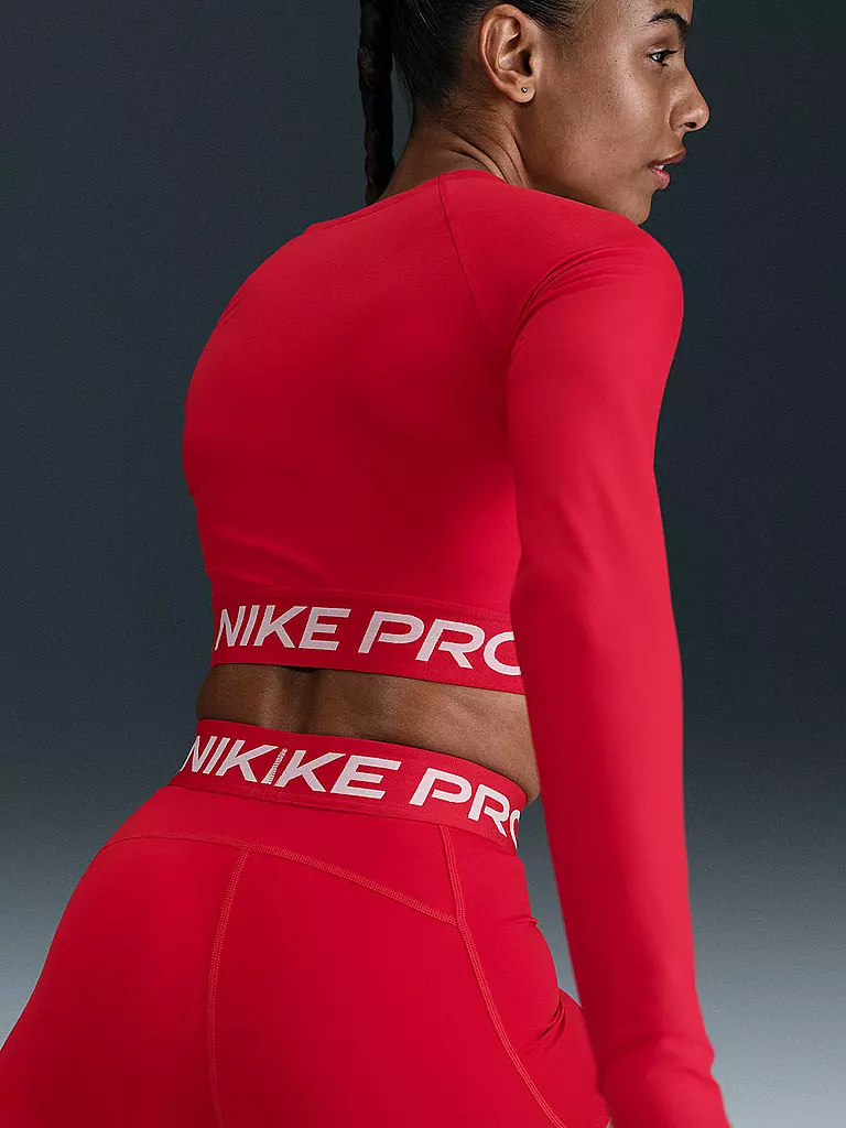 NIKE | Top corto da allenamento da donna Nike Pro 365 | Rosso