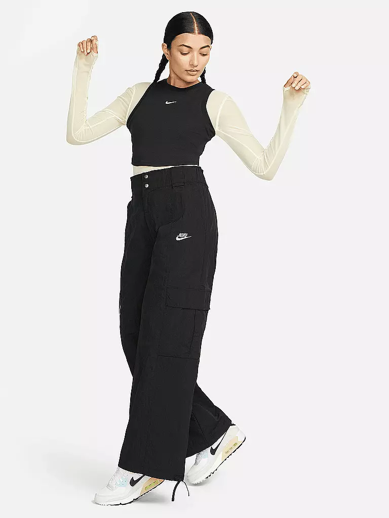 NIKE | Top da donna Sportswear Chill Knit Crop | Nero