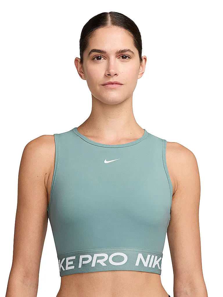 NIKE | Top fitness cropped da donna Pro | Petrolio
