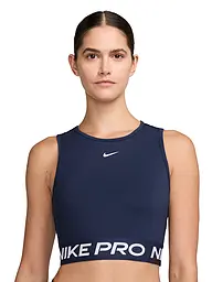 NIKE | Top fitness Pro cropped da donna | Blu scuro