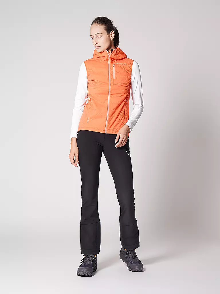NORRØNA | Damen Tourenweste lyngen  alpha90 | Arancione