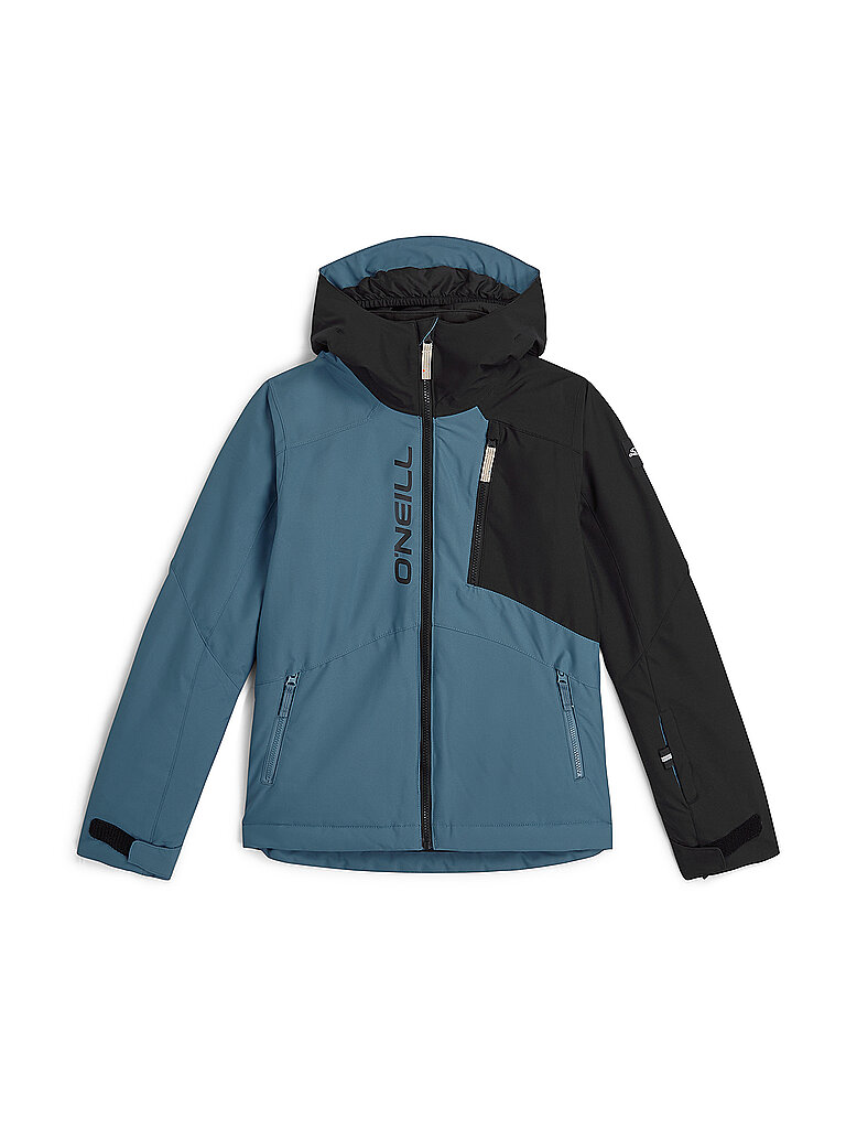 Giacca da snowboard da ragazzo FWC Cruz Block Hoodie azzurro 164
