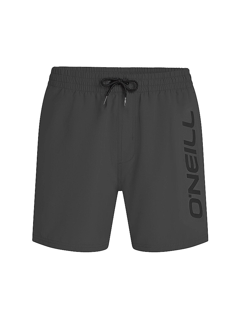Pantaloncini da bagno da uomo con logo grigio M