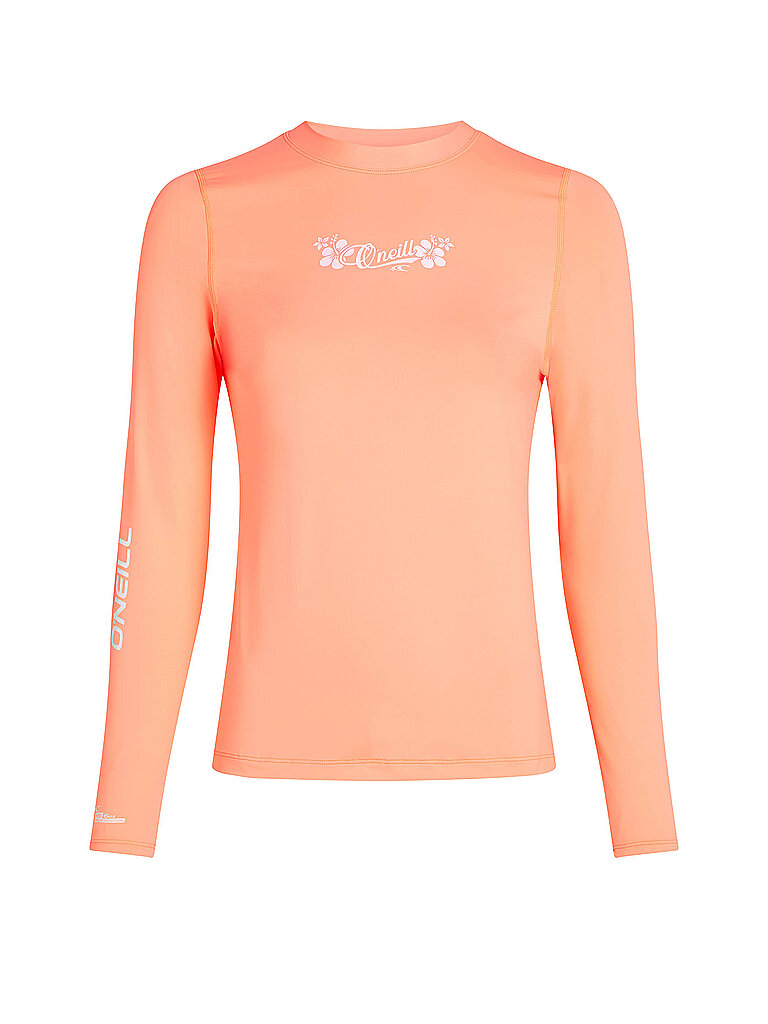 Lycrashirt Skins da donna corallo S