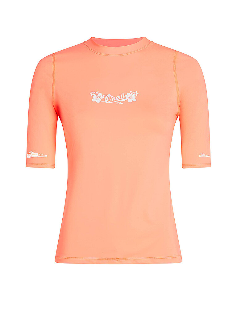 Lycrashirt Skins da donna corallo M