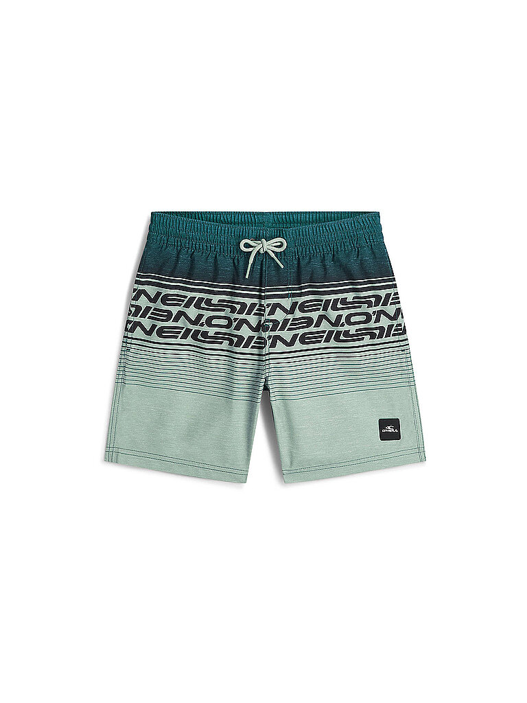 Pantaloncini da bagno a righe da ragazzo verde chiaro 176