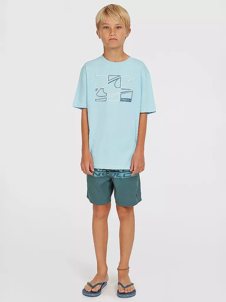 O'NEILL | Badeshort da ragazzo Cali Stripe 14" | Blu scuro