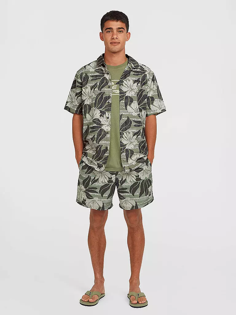 O'NEILL | Badeshort da uomo Cali Floral 16 | Verde