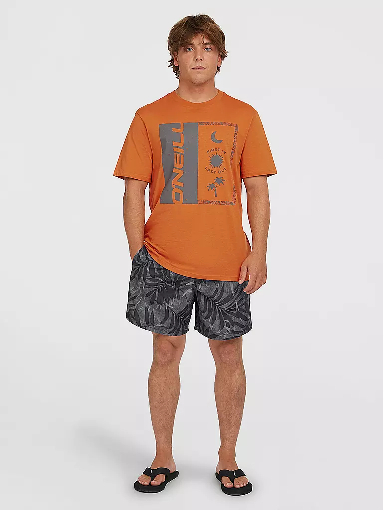 O'NEILL | Badeshort da uomo Cali Floral 16 | Nero