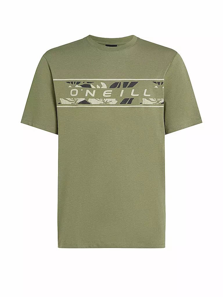 O'NEILL | Beachshirt da uomo con grafica frontale | Verde chiaro