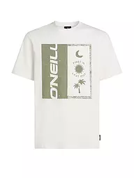 O'NEILL | Beachshirt da uomo con stampa frontale | Bianco