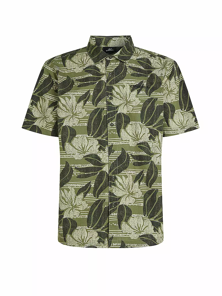 O'NEILL | Camicia da spiaggia da uomo con stampa | Verde