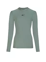 O'NEILL | Damen Lycrashirt Essentials Bidart  | Verde chiaro