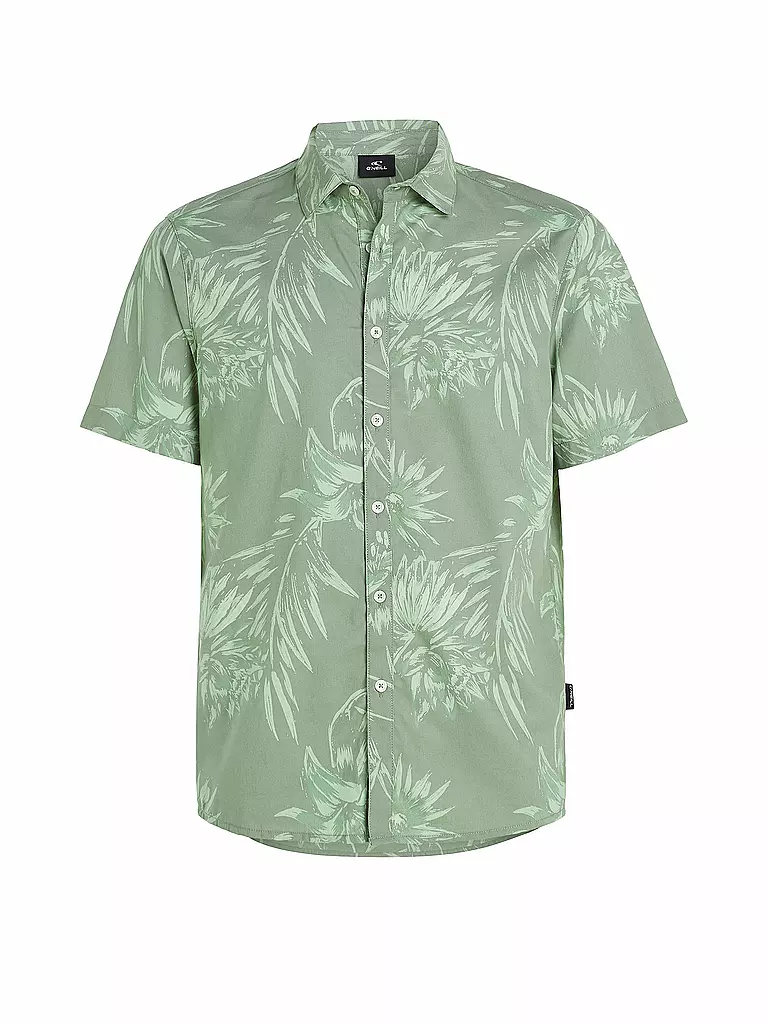 O'NEILL | Herren Beachhemd Mix and Match Floral | Verde chiaro