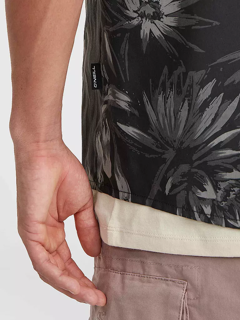 O'NEILL | Herren Beachhemd Mix and Match Floral | Nero