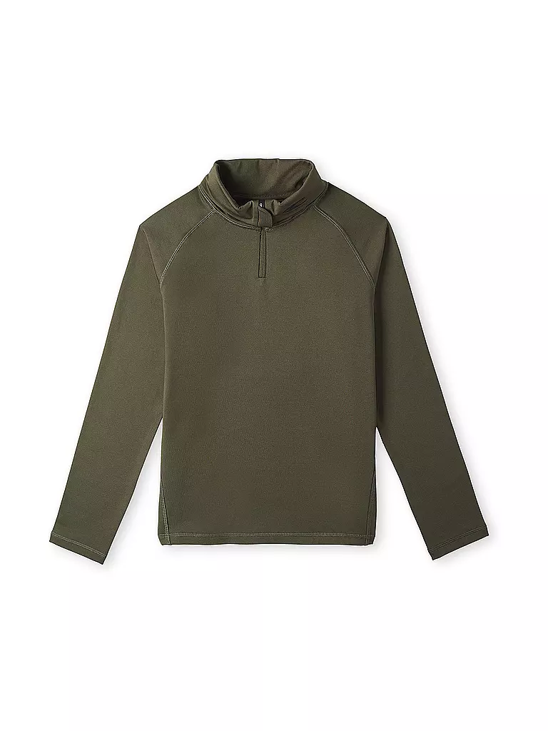 O'NEILL | Kinder Unterzieh Zipshirt Clime Fleece | Verde scuro