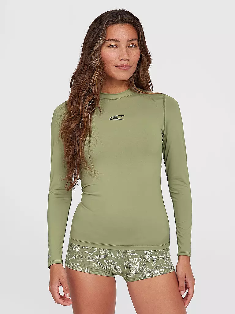 O'NEILL | Lycrashirt da donna Essentials Skin | Verde chiaro