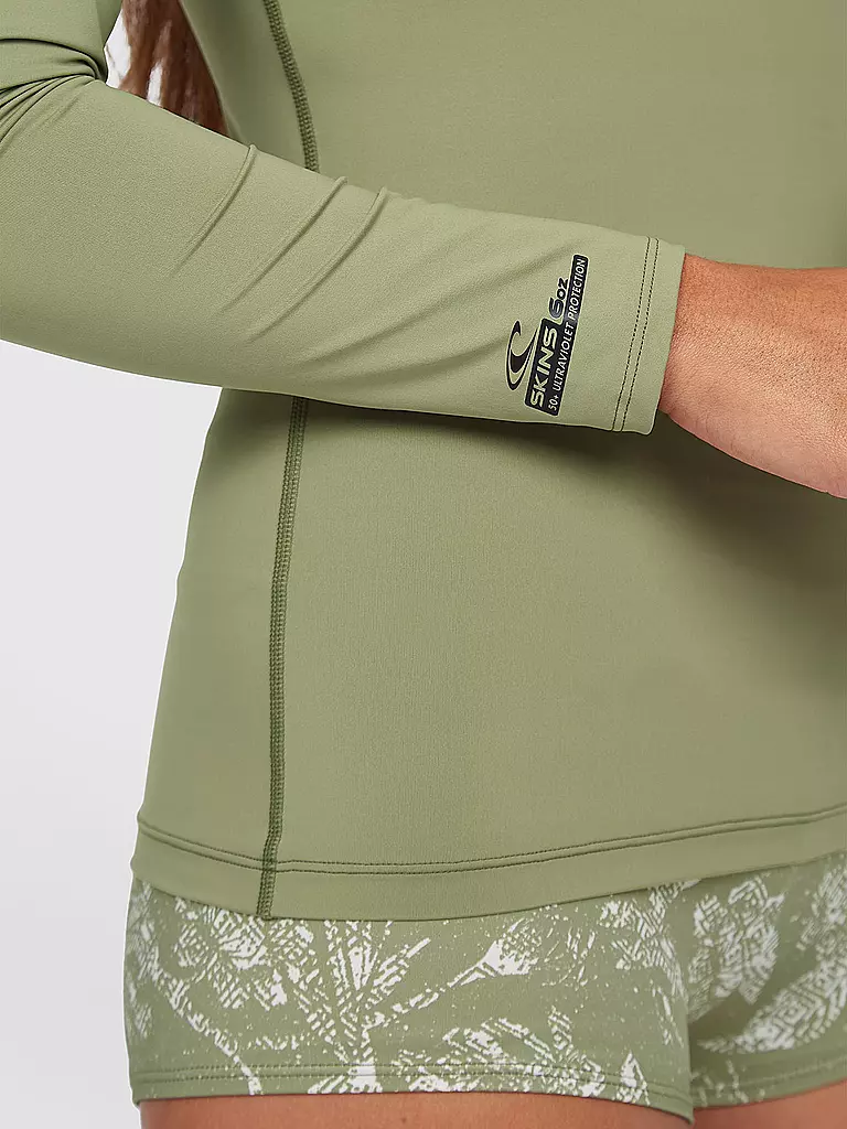 O'NEILL | Lycrashirt da donna Essentials Skin | Verde chiaro