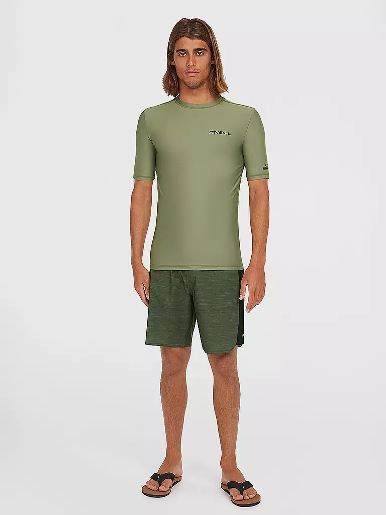 O'NEILL | Lycrashirt da uomo Essentials Skins | Verde chiaro