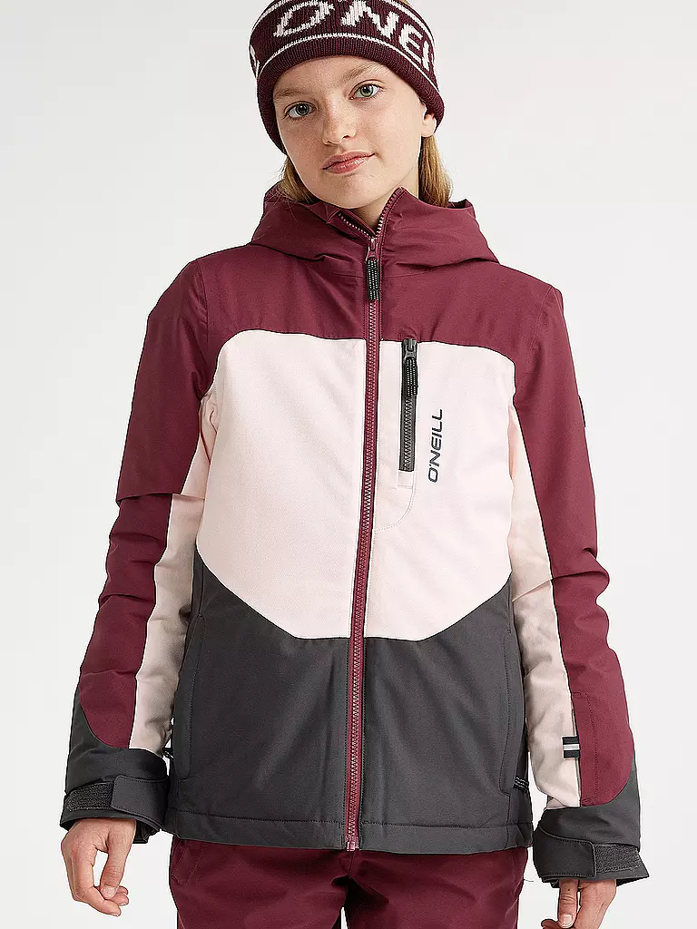 O'NEILL | Mädchen Snowboardjacke Carbonite | Rosso scuro