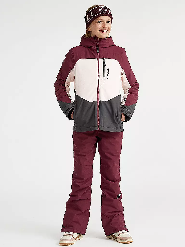 O'NEILL | Mädchen Snowboardjacke Carbonite | Rosso scuro