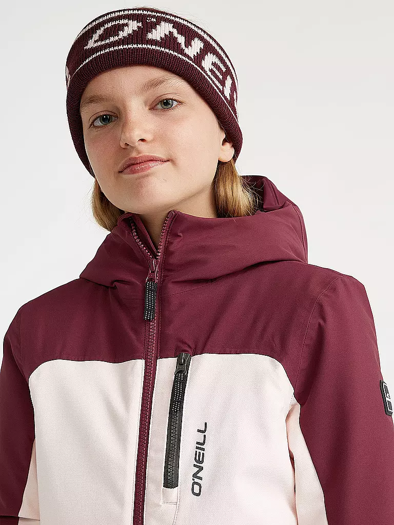 O'NEILL | Mädchen Snowboardjacke Carbonite | Rosso scuro