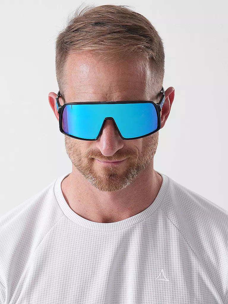 OAKLEY | Occhiali da ciclismo da uomo Sutro Polished Black | Nero