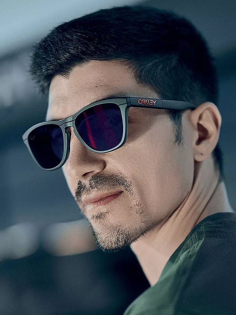 OAKLEY | Occhiali da sole da uomo Frogskins Range Prizm Road | Nero