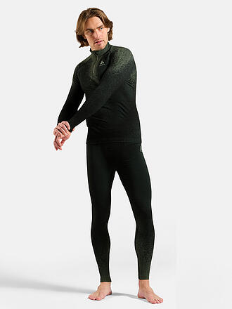 ODLO | Zipshirt intimo da uomo Blackcomb