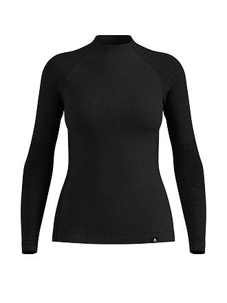 ODLO | Maglia intima da donna Natural Merino 260 con mezza zip