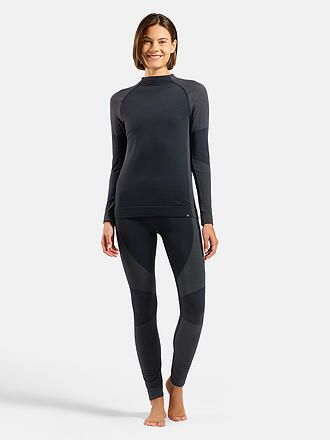 ODLO | Maglia intima da donna Natural Merino 260 con mezza zip