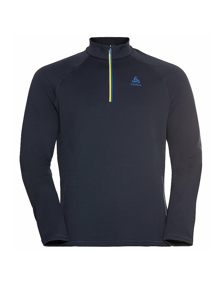 Zipshirt intimo da uomo Besso Mid Layer blu S