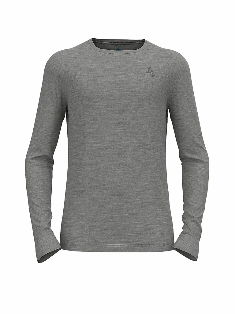 Herren Shirt Merino 200 grigio chiaro S