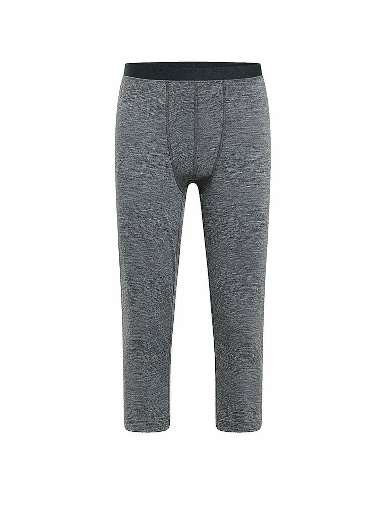 Pantalone intimo da uomo Merino 200 3/4 grigio chiaro S