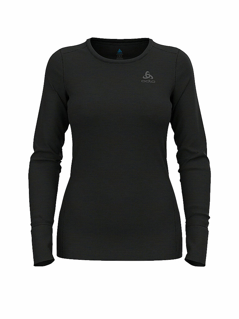 Damen Shirt Merino 200 nero XL