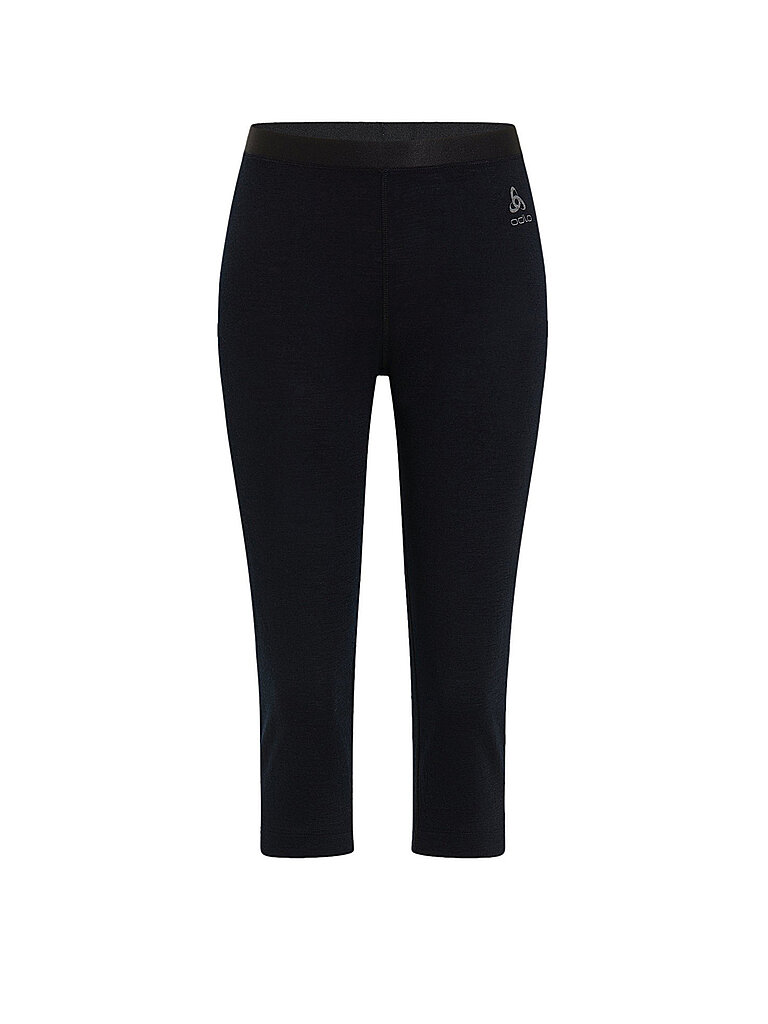 Pantaloni da donna 3/4 Merino 200 nero XL