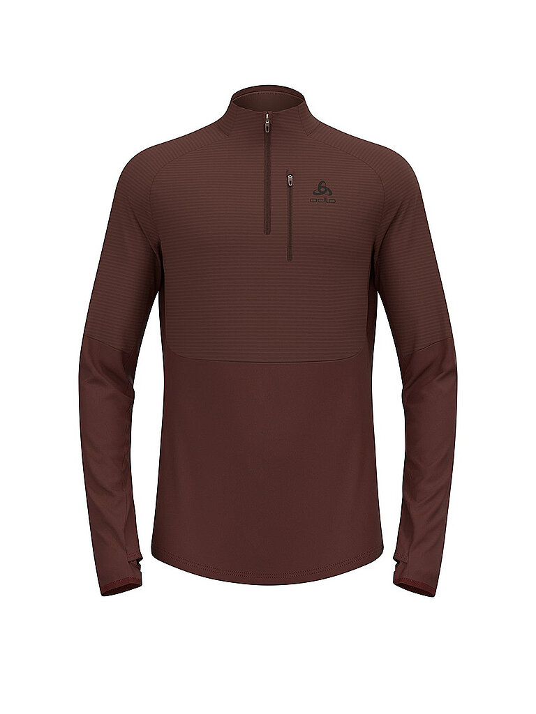 Zipshirt intimo da uomo Descent Ceramiwarm marrone S