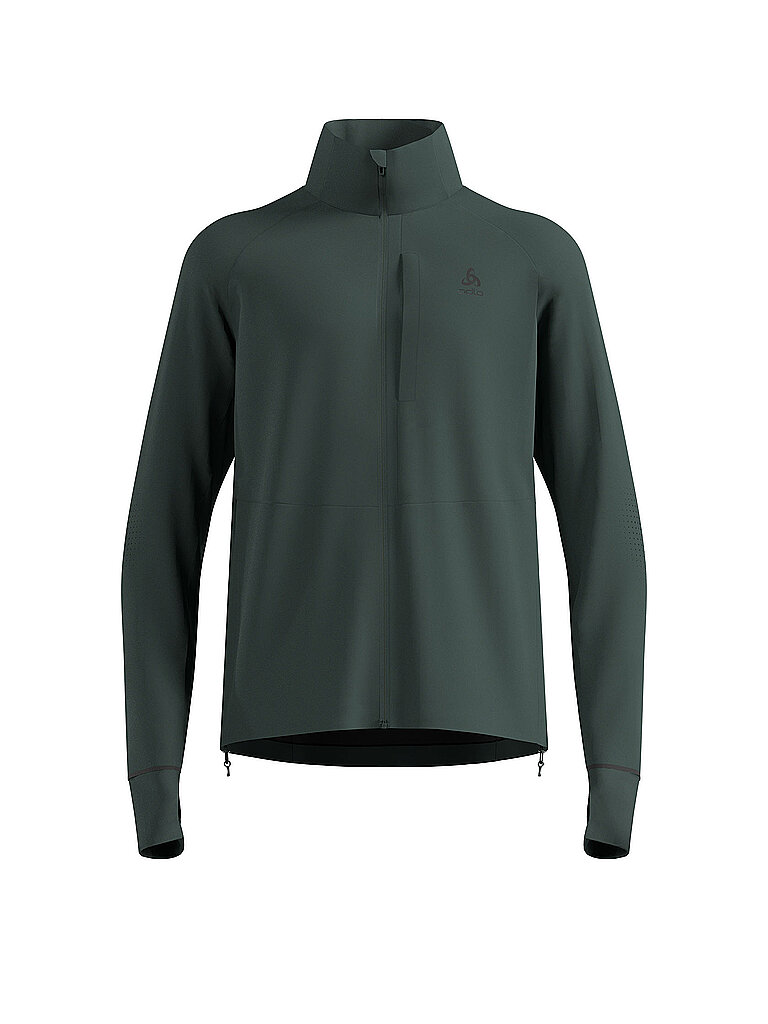 Giacca da running da uomo Zeroweight Pro Warm Reflective verde scuro M
