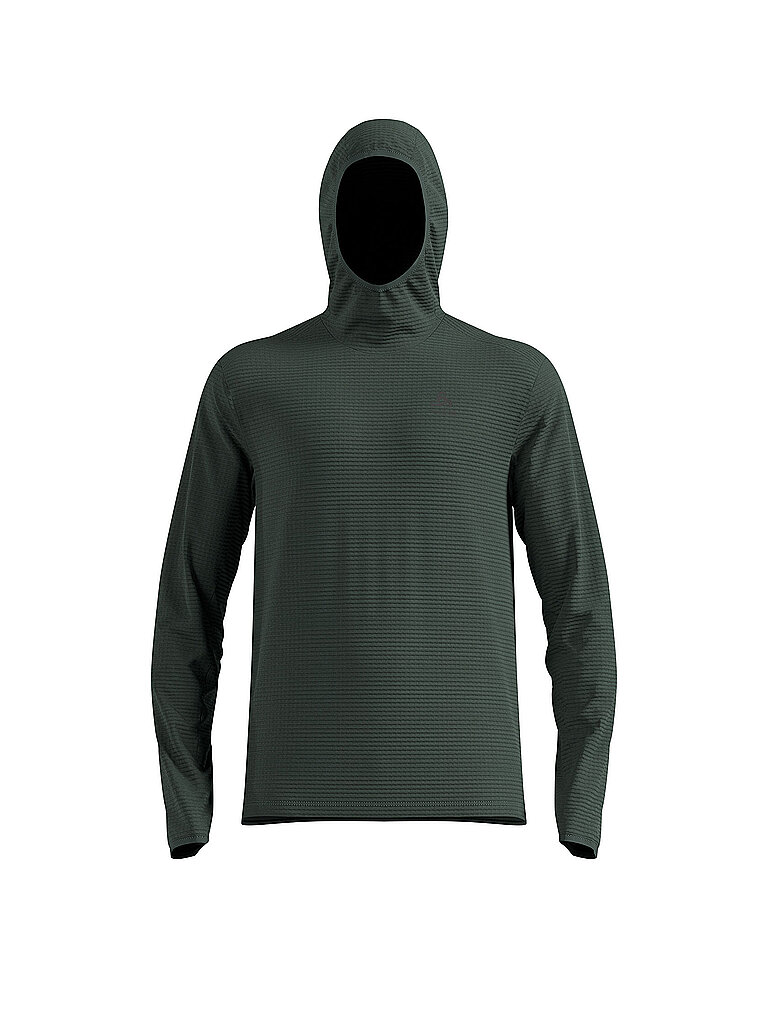 Maglia da running termica Essential da uomo verde scuro XL