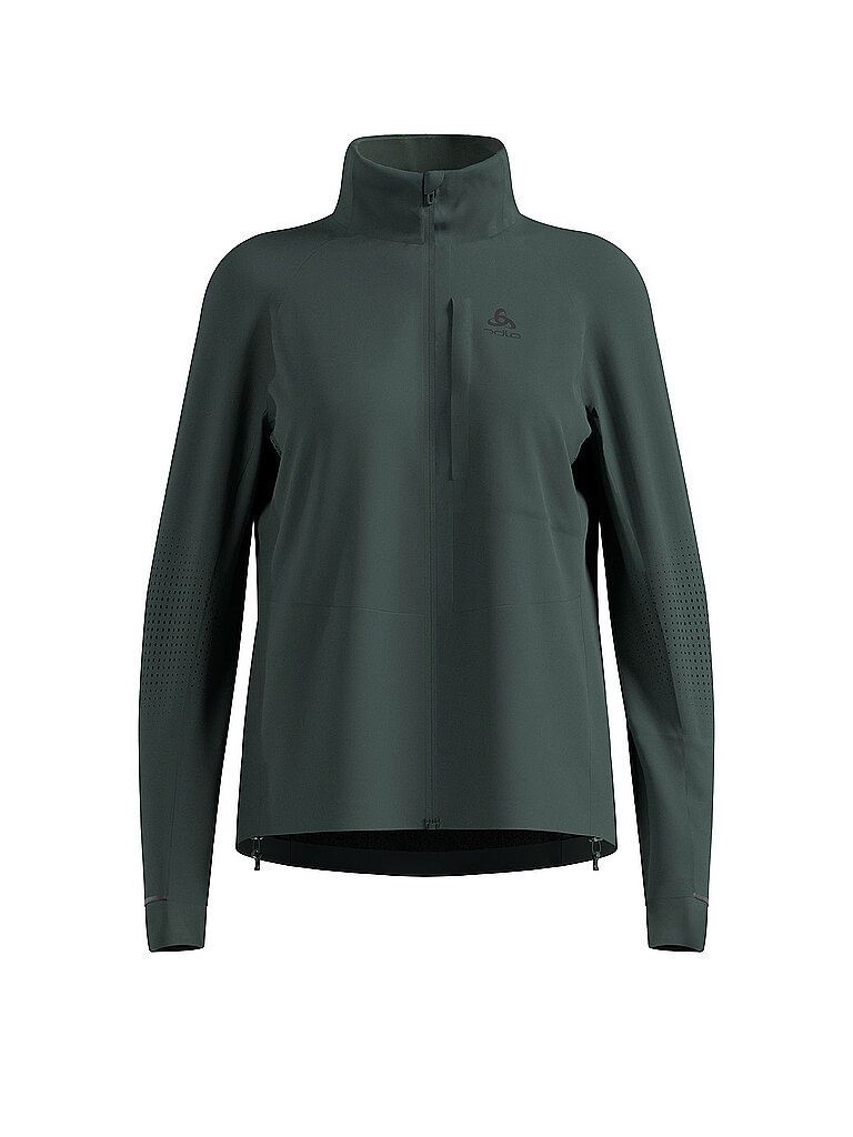 Giacca da running da donna Zeroweight Pro Warm Reflective verde scuro XS