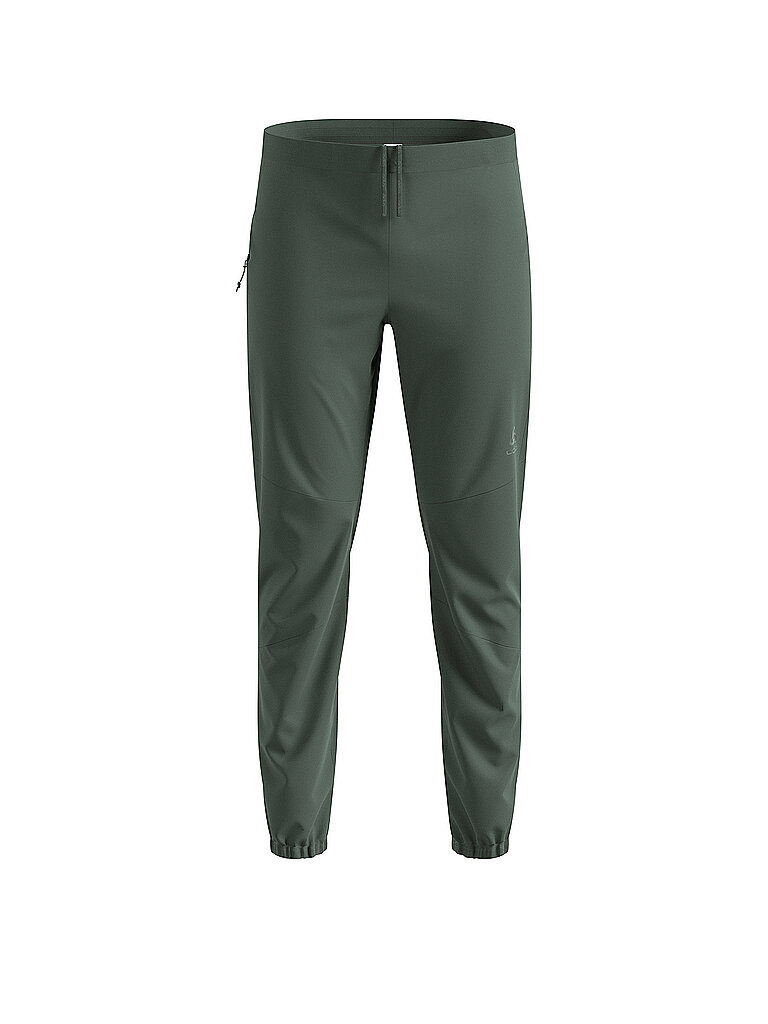 Pantaloni da sci di fondo da uomo Essential Warm verde scuro XL