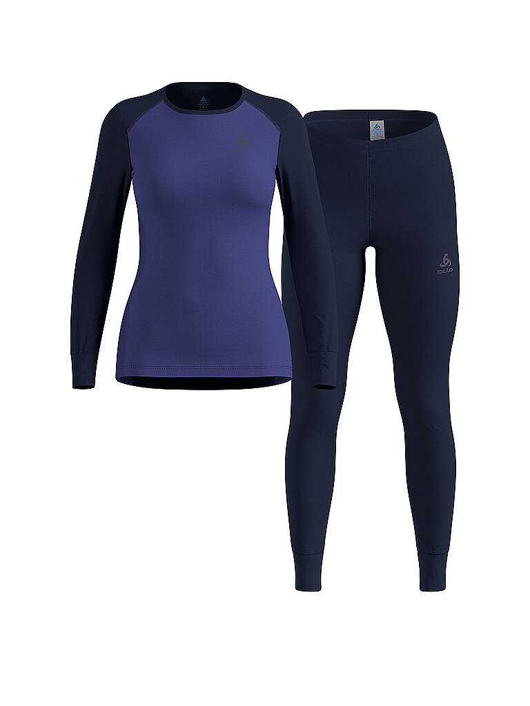 Set di biancheria intima funzionale da donna ACTIVE WARM ECO blu L