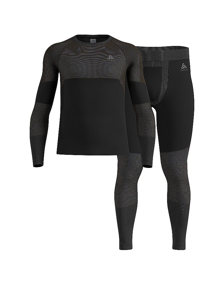 Set intimo lungo da uomo Fundamentals Performance nero XL