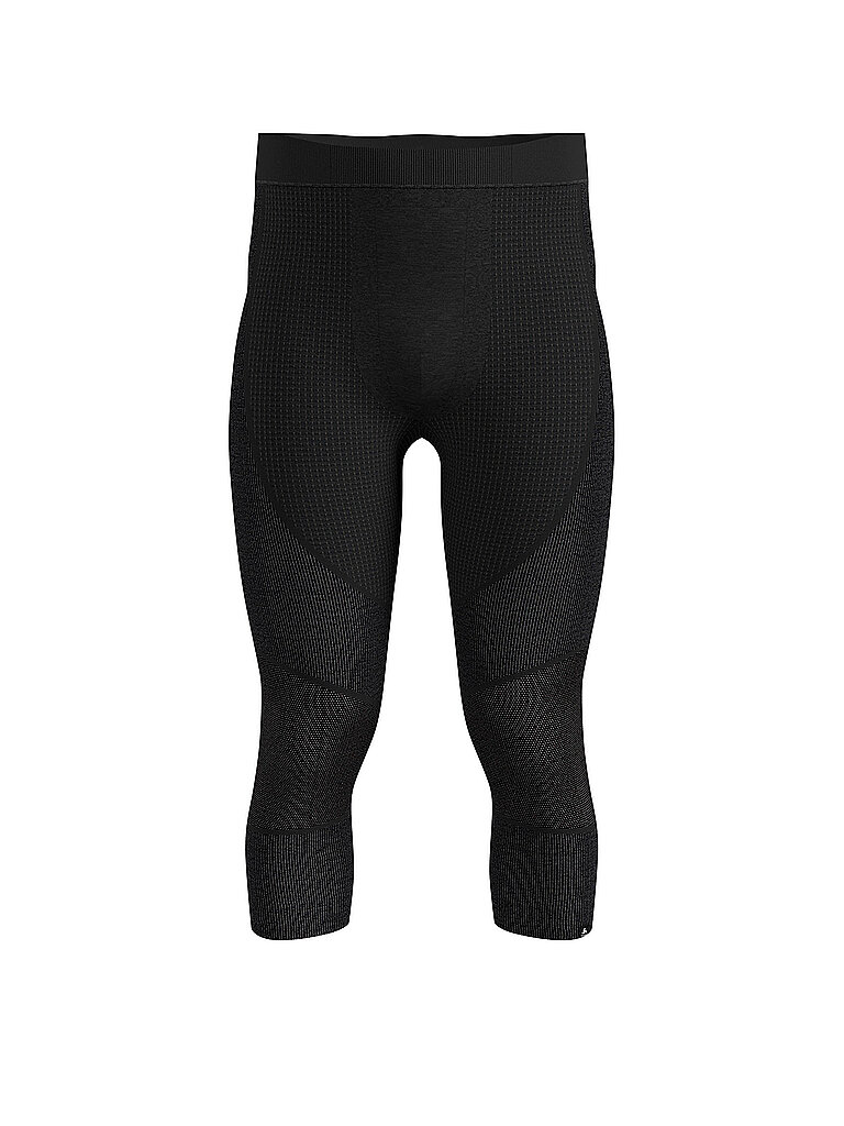 Pantalone intimo da uomo Merino 3/4 nero M