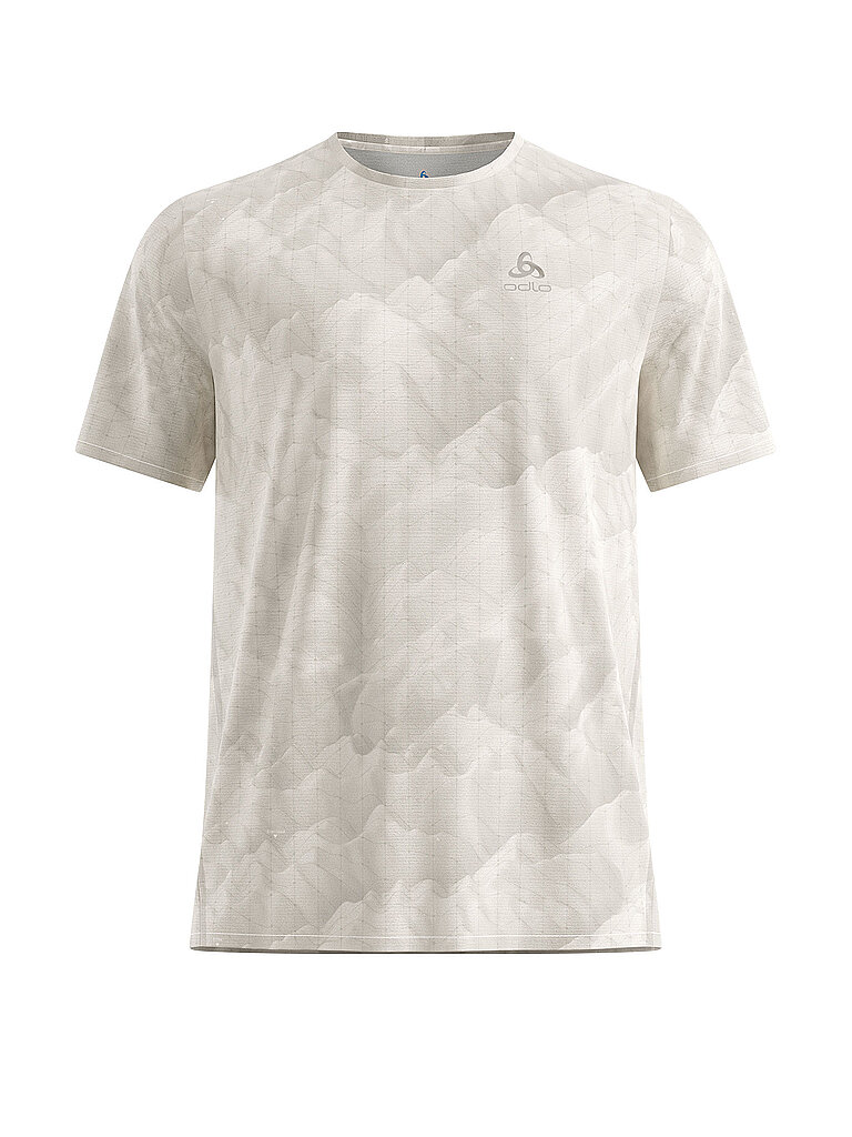 Maglietta da running da uomo Zeroweight Chill-Tec Print beige XL