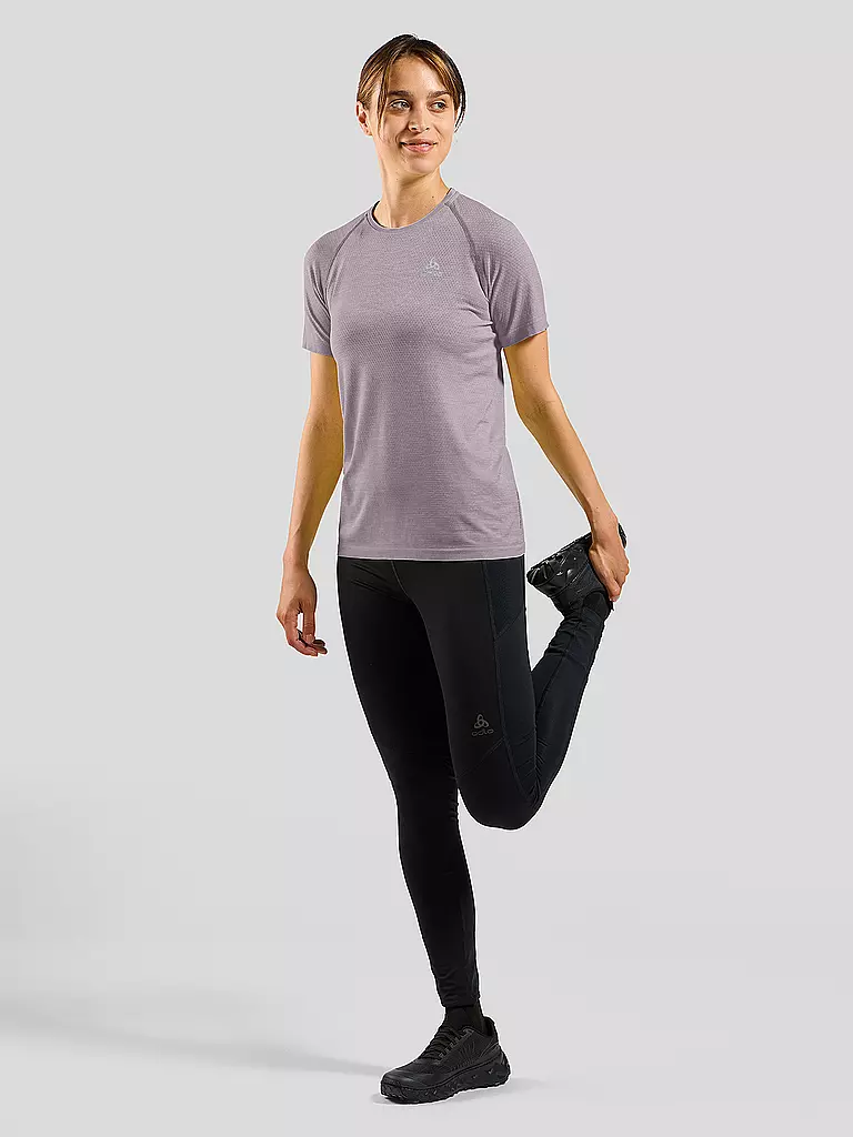 ODLO | Damen Laufshirt Essentials Seamless | Lilla