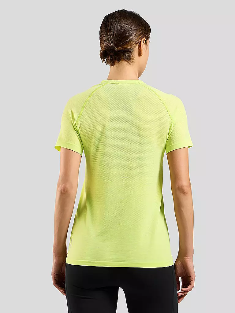 ODLO | Damen Laufshirt Essentials Seamless | Giallo