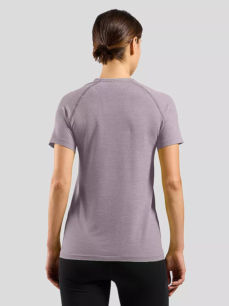 ODLO | Damen Laufshirt Essentials Seamless | Lilla